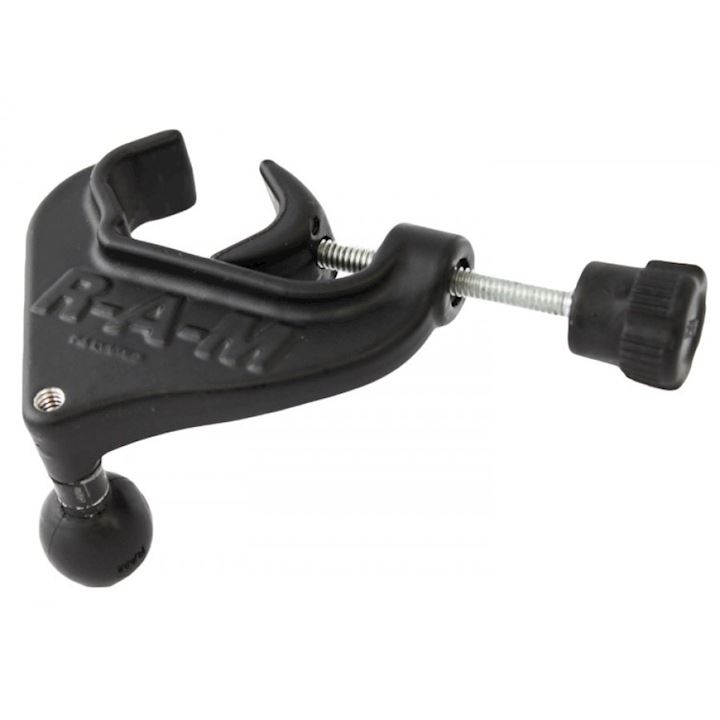 Yoke Clamp Base with 1" Rubber Ball and 1/4-20" Tapped Socket to add another Ball
